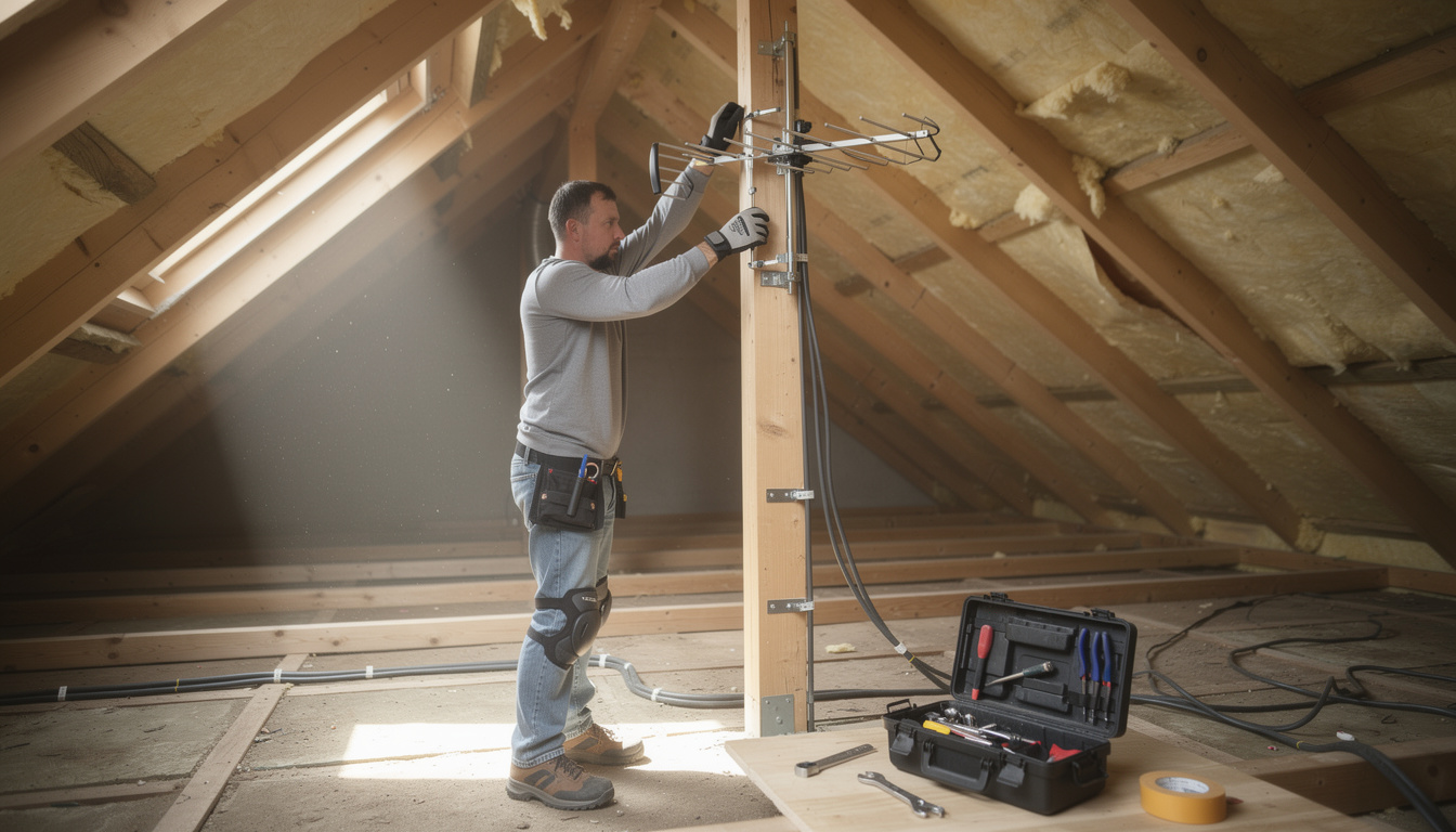découvrez nos conseils pratiques pour installer une antenne tv dans les combles facilement et assurer une réception optimale de vos chaînes.