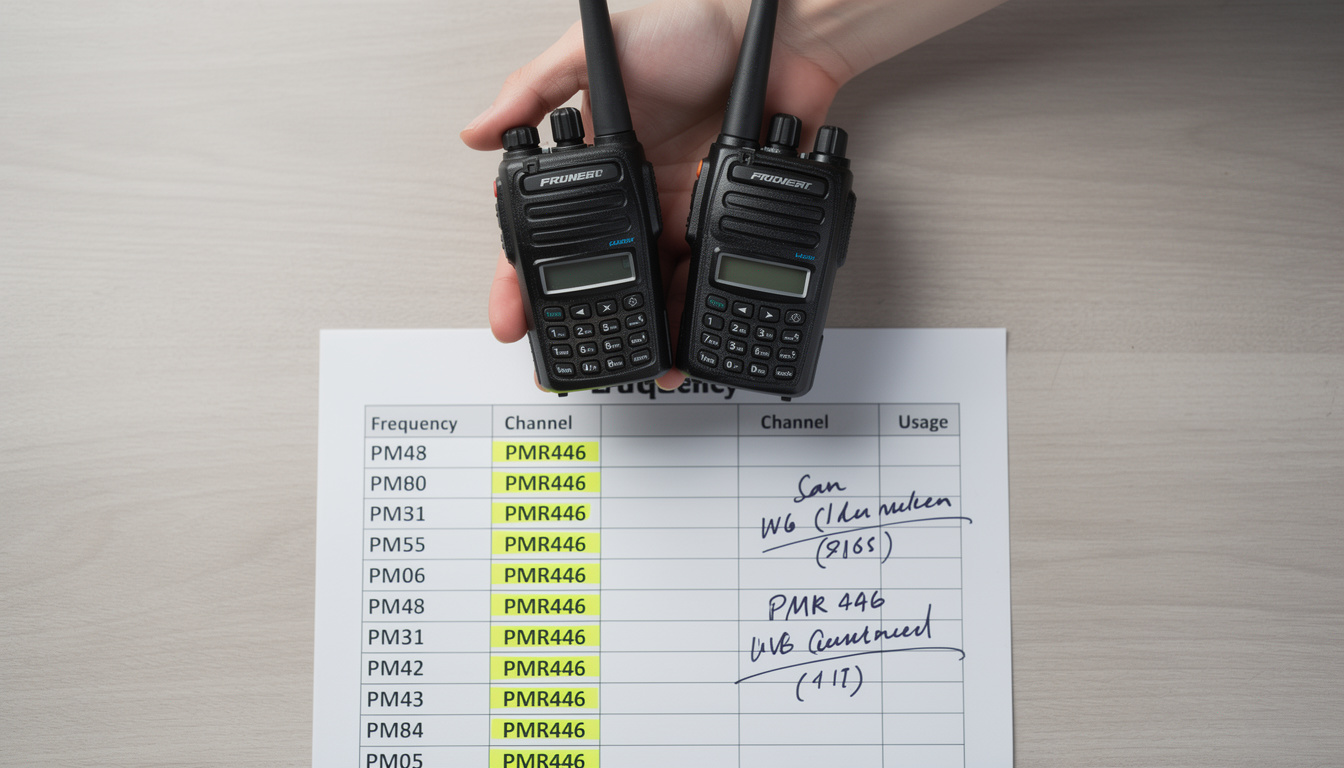 découvrez comment lire facilement le tableau des fréquences pour talkie-walkie et optimisez vos communications sans effort.
